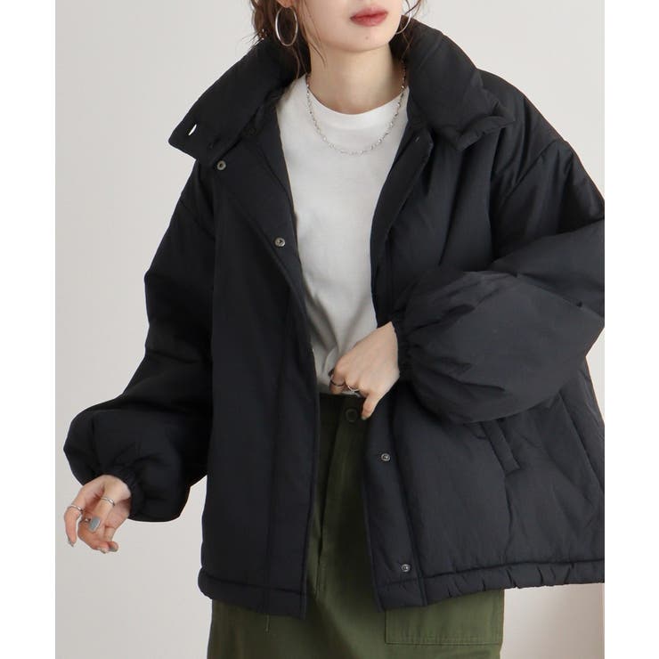 ハイネック衿取り外し2wayブルゾン | atONE | 詳細画像1 