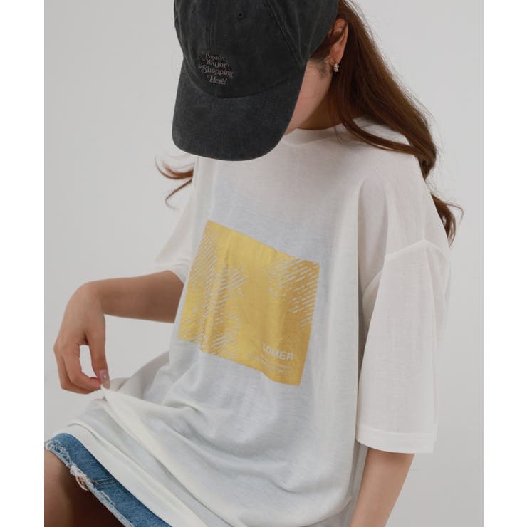 接触冷感 箔かすれプリント カノコ Tシャツ | atONE | 詳細画像9 