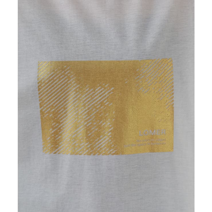 接触冷感 箔かすれプリント カノコ Tシャツ | atONE | 詳細画像18 