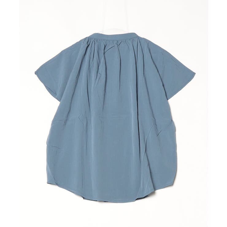 RNクールタッチ接触冷感フレアギャザーブラウス | atONE | 詳細画像24 