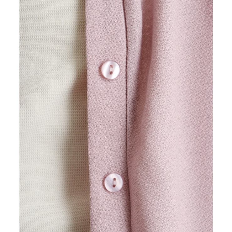 梨地カットＶネックカーデ | atONE | 詳細画像31 