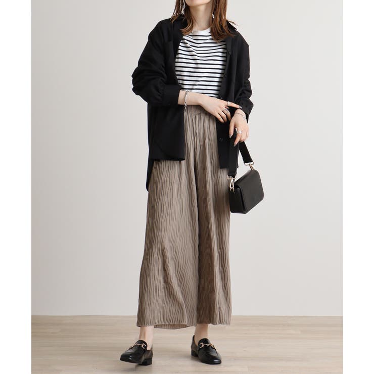 リップルストライプパンツ | atONE | 詳細画像10 