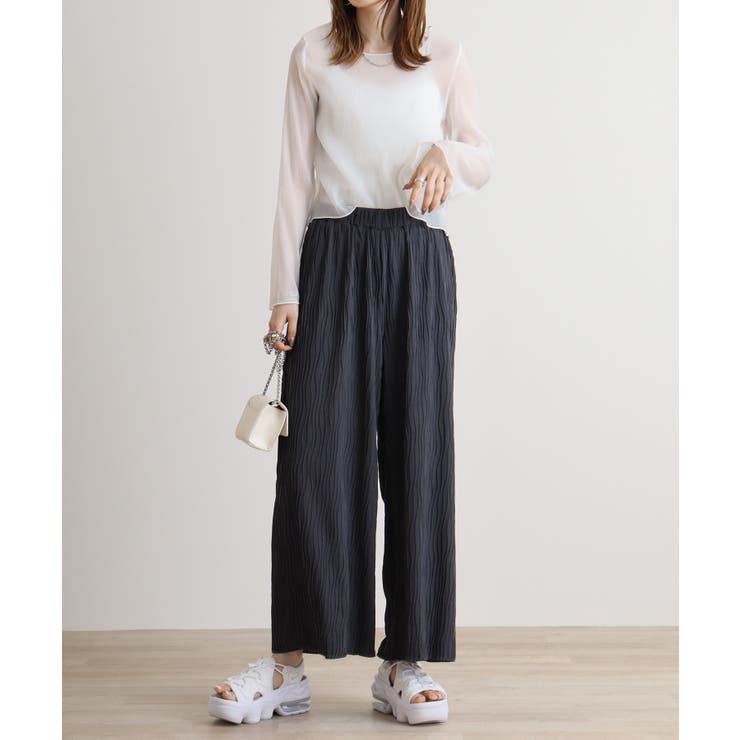 リップルストライプパンツ | atONE | 詳細画像22 