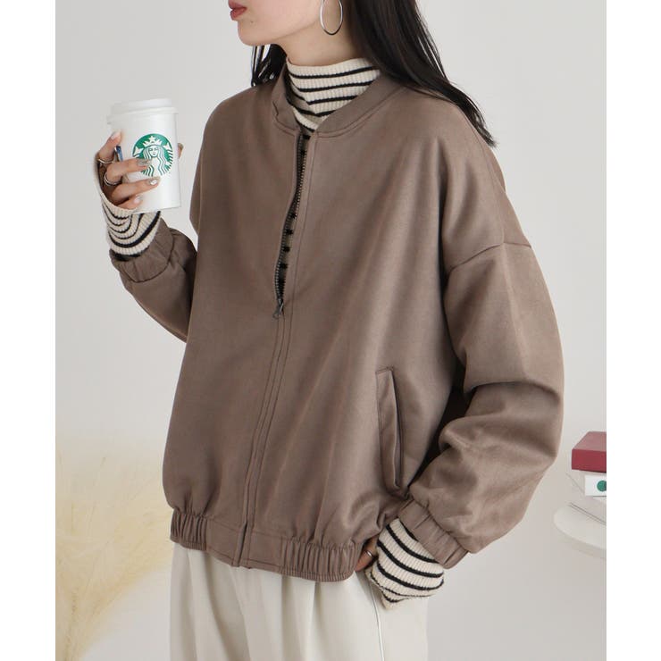 スエードポンチジャケット | atONE | 詳細画像8 