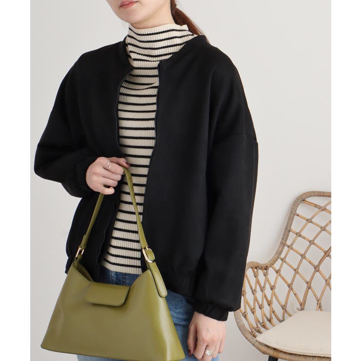 ブラック | スエードポンチジャケット | atONE