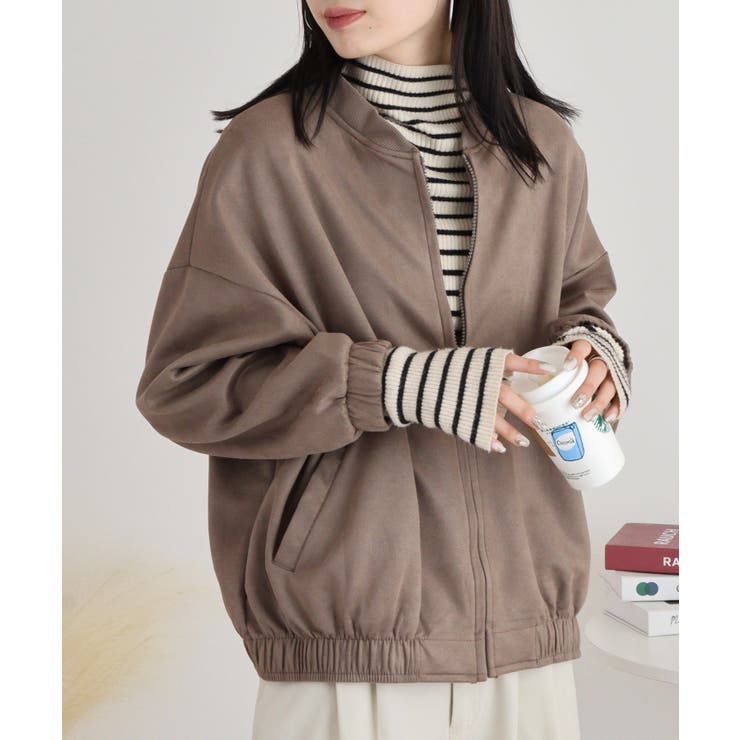 スエードポンチジャケット | atONE | 詳細画像7 