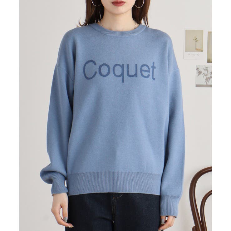 レタリングジャガードニット | atONE | 詳細画像13 