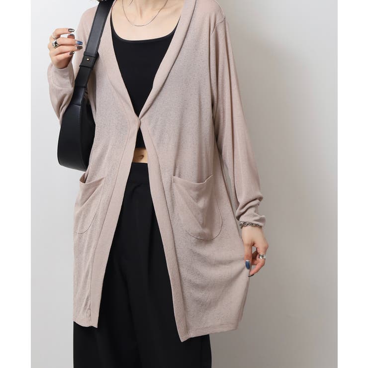 シアースラブロングカーディガン | atONE | 詳細画像5 