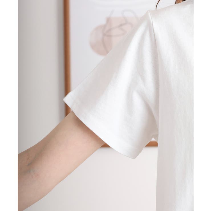 シフォンベスト＋天竺AラインシルエットTシャツアンサンブル | atONE | 詳細画像25 