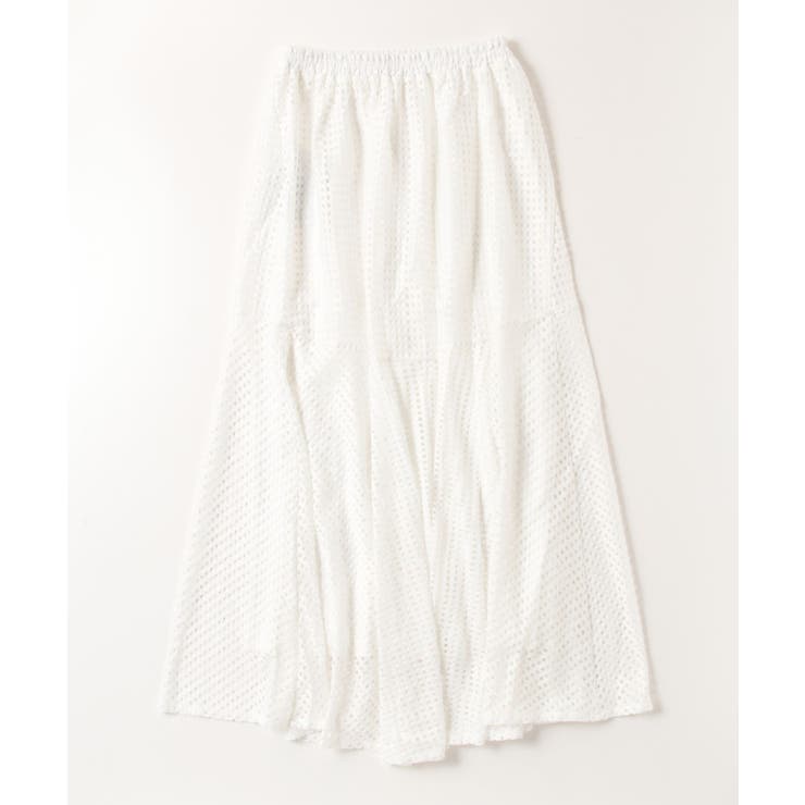 メッシュレースフレアスカート | atONE | 詳細画像19 