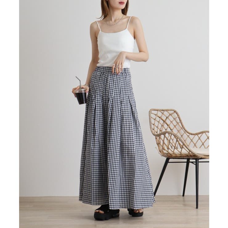 カップ付きバッククロスリブキャミソール | atONE | 詳細画像12 