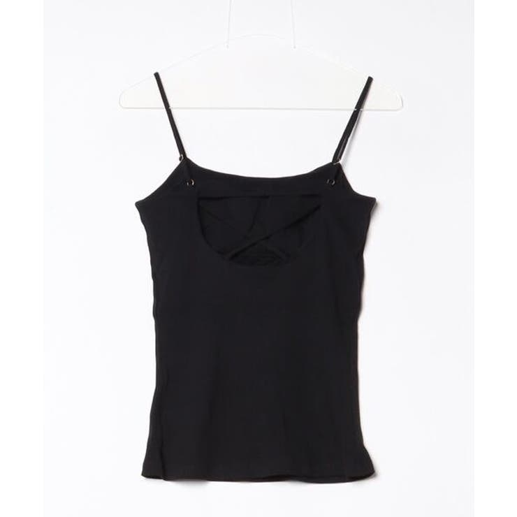 カップ付きバッククロスリブキャミソール | atONE | 詳細画像14 