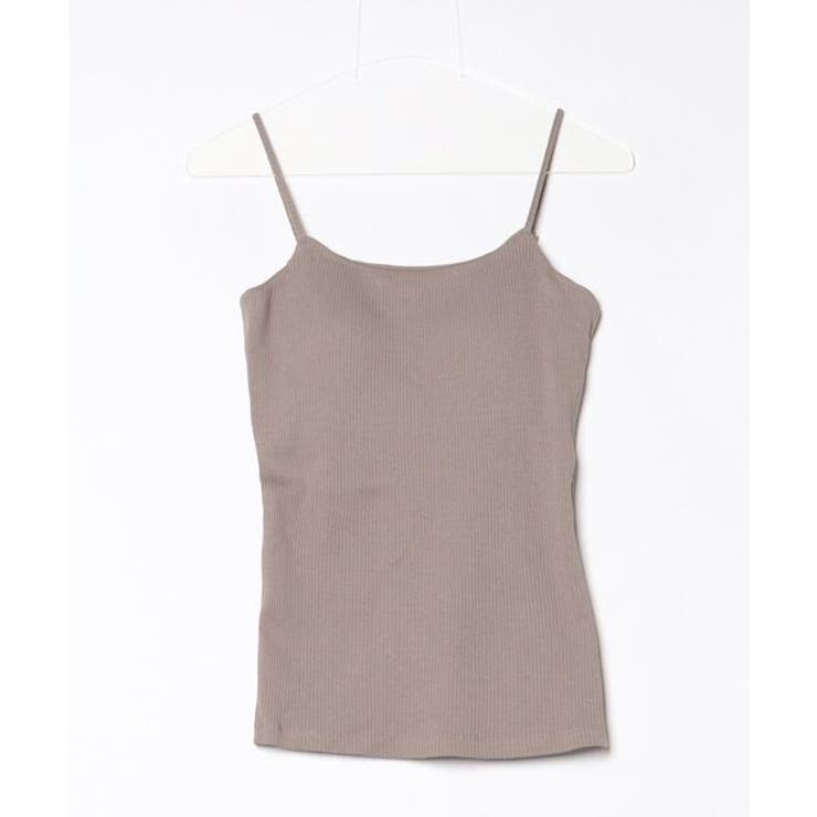 カップ付きバッククロスリブキャミソール | atONE | 詳細画像16 