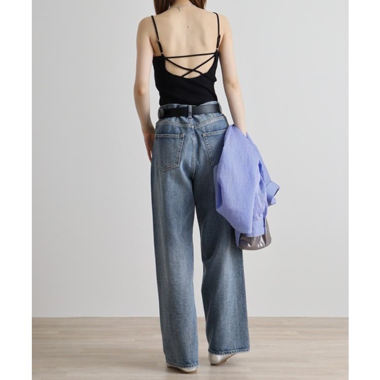 カップ付きバッククロスリブキャミソール | atONE | 詳細画像4 