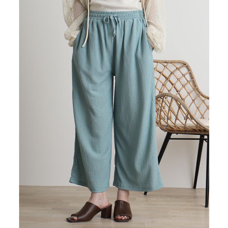 カットクレープロングパンツ | atONE | 詳細画像13 