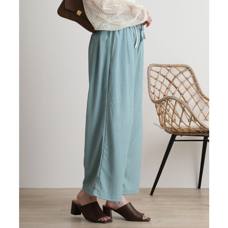 カットクレープロングパンツ | atONE | 詳細画像15 