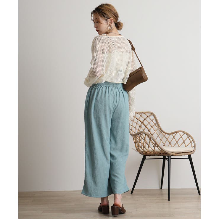 カットクレープロングパンツ | atONE | 詳細画像17 