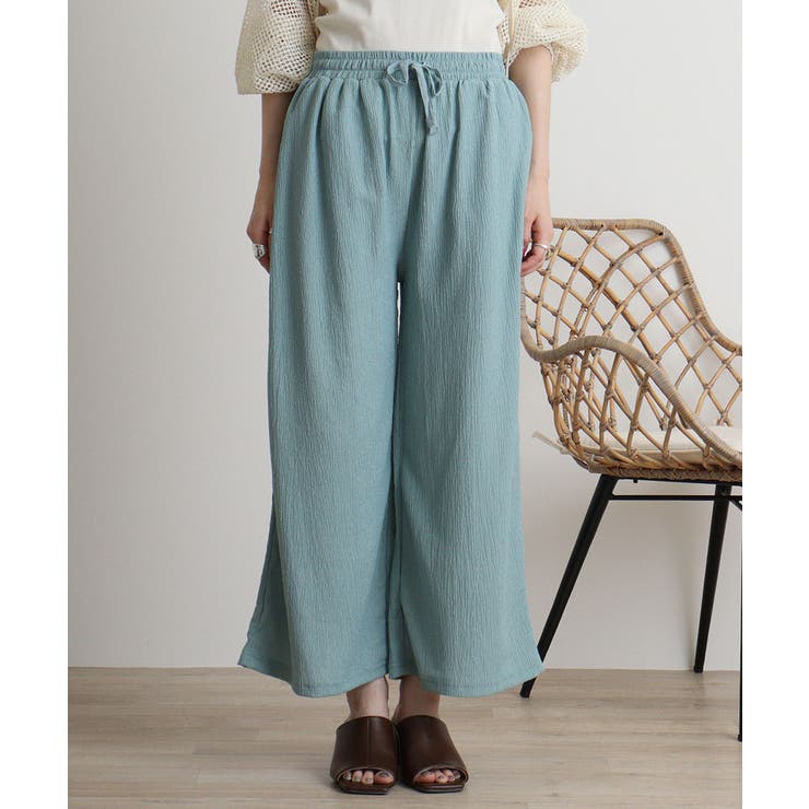 カットクレープロングパンツ | atONE | 詳細画像18 