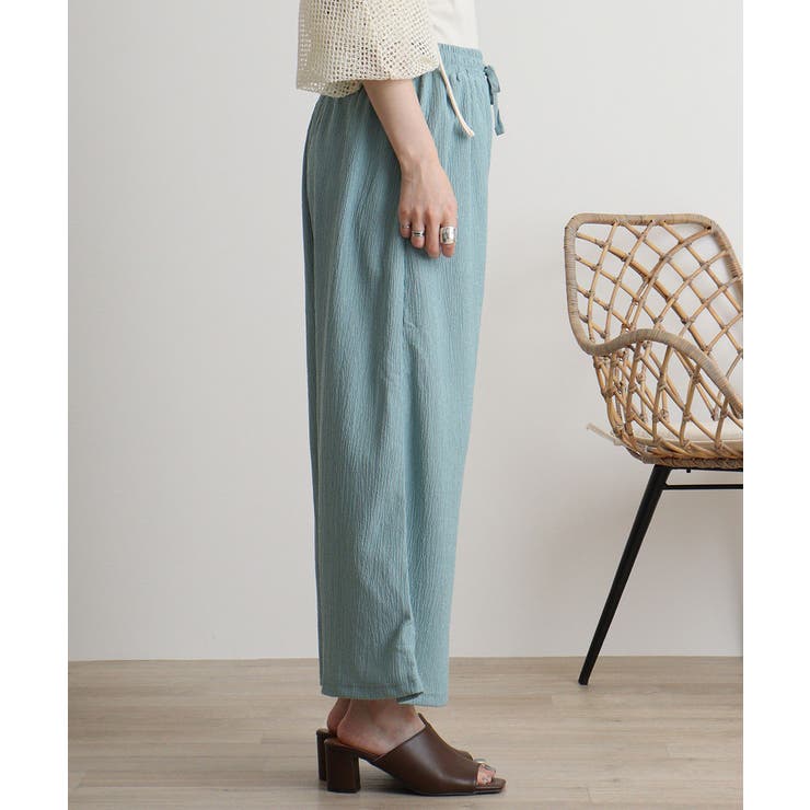 カットクレープロングパンツ | atONE | 詳細画像19 