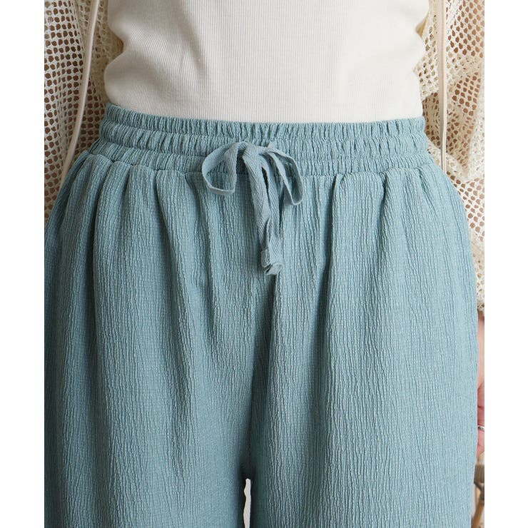 カットクレープロングパンツ | atONE | 詳細画像21 