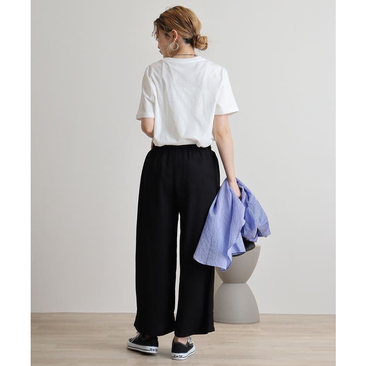 カットクレープロングパンツ | atONE | 詳細画像4 