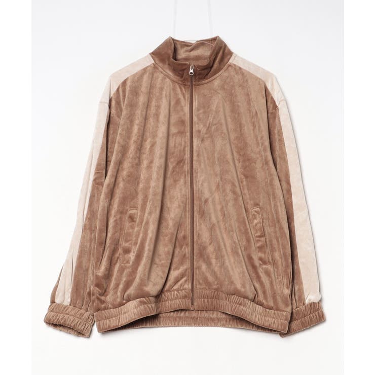 TCカットベロアライン入りZIPスタンドジャケット | atONE | 詳細画像25 