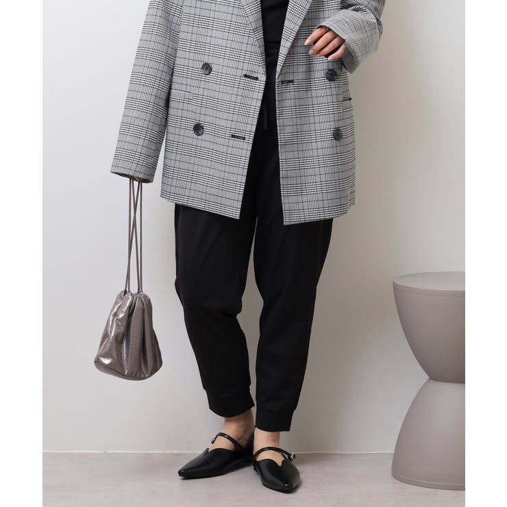 ブラック | ドライタッチジョガーパンツ | atONE