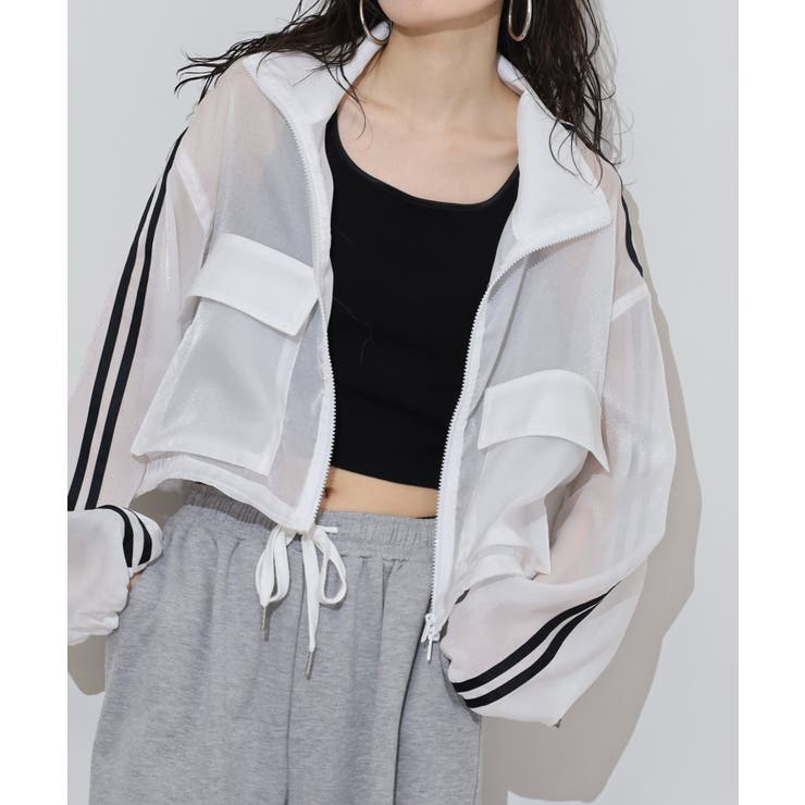 ライン入りオーガンシアーブルゾン | atONE | 詳細画像7 