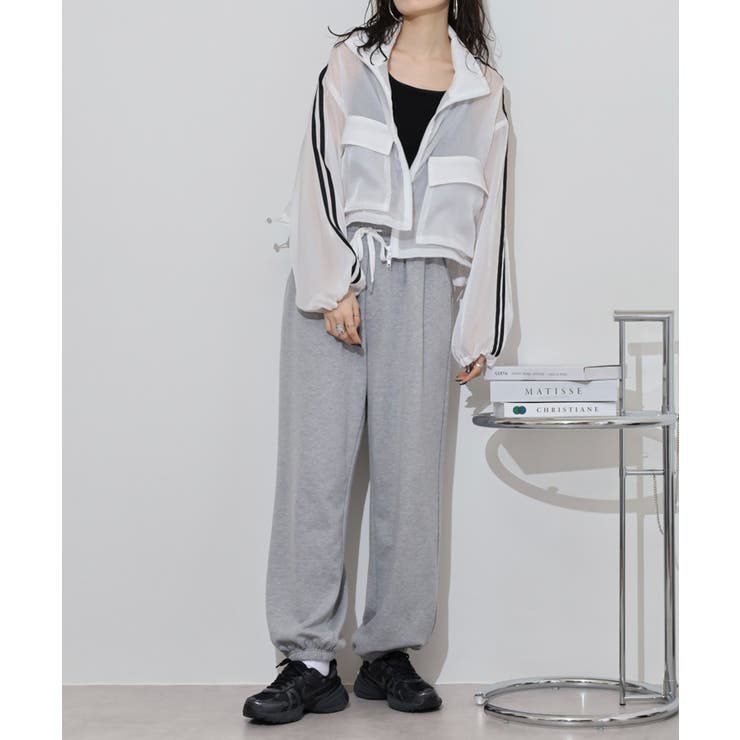 ライン入りオーガンシアーブルゾン | atONE | 詳細画像8 