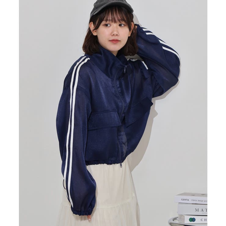 ライン入りオーガンシアーブルゾン | atONE | 詳細画像9 