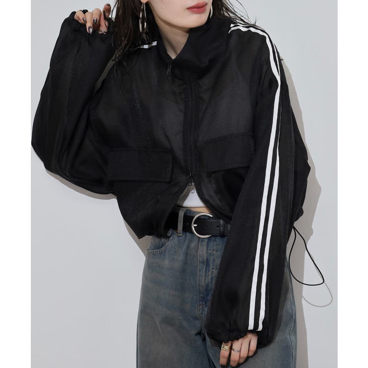 ライン入りオーガンシアーブルゾン | atONE | 詳細画像2 