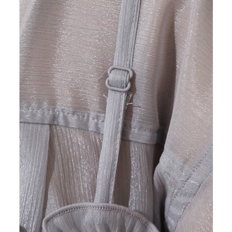 ラメ楊柳シアービスチェセットブラウス | atONE | 詳細画像25 