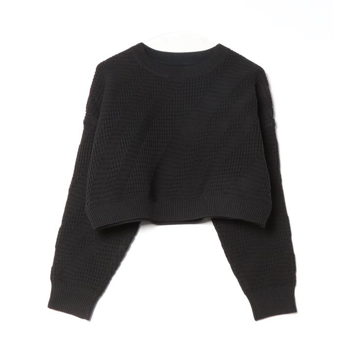 無地ニットプルオーバー | atONE | 詳細画像19 