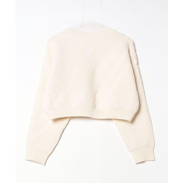 無地ニットプルオーバー | atONE | 詳細画像20 