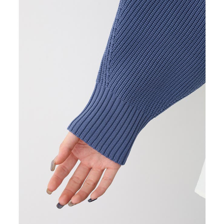 片畦 スポンディッシュ ドッキング ニット カーディガン | atONE | 詳細画像21 