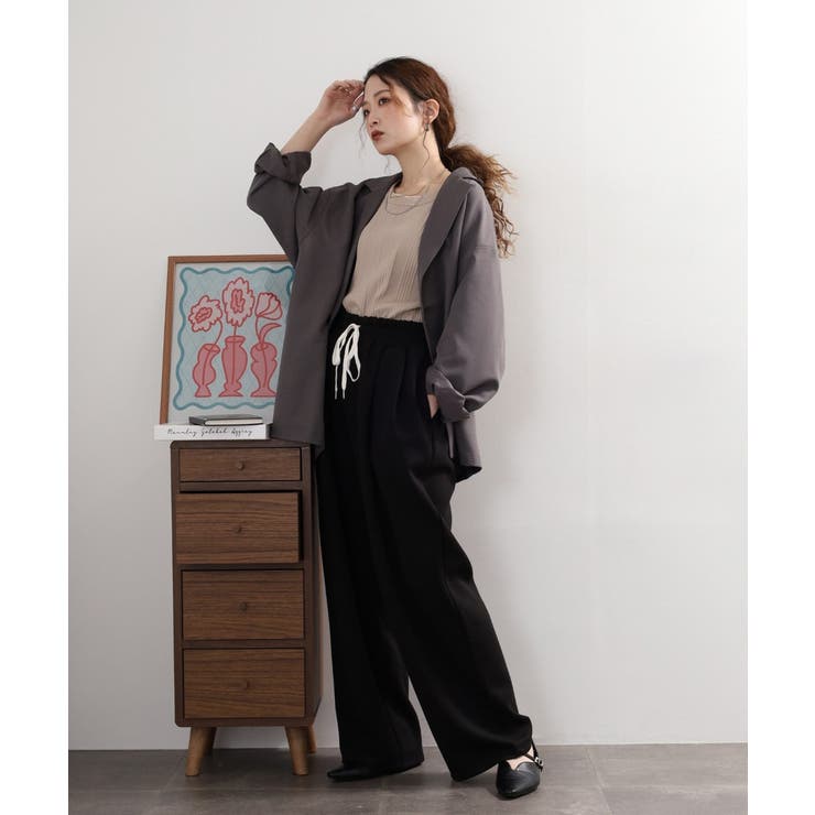 スエットコクーンイージーパンツ セットアップ対応 | atONE | 詳細画像8 