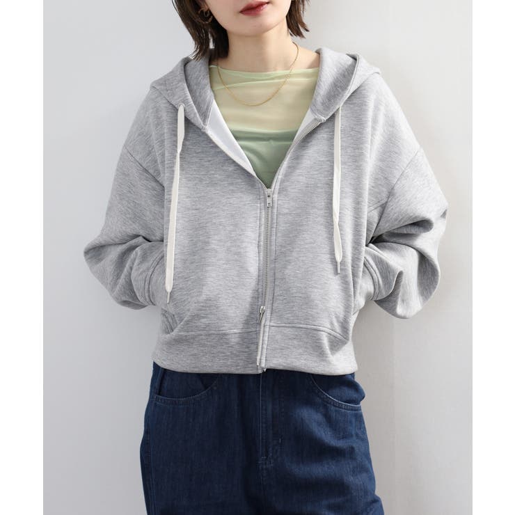 スウェットドルマンWジップフードパーカー セットアップ対応 | atONE | 詳細画像11 