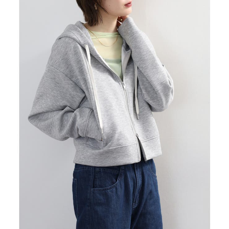 スウェットドルマンWジップフードパーカー セットアップ対応 | atONE | 詳細画像12 