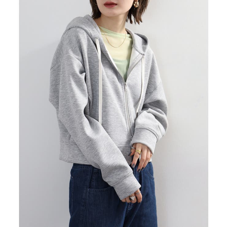 スウェットドルマンWジップフードパーカー セットアップ対応 | atONE | 詳細画像14 