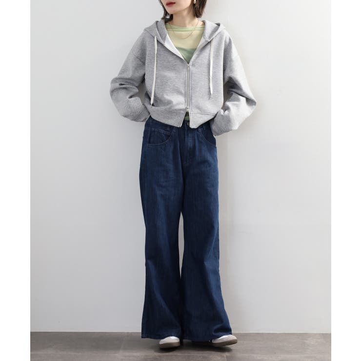 スウェットドルマンWジップフードパーカー セットアップ対応 | atONE | 詳細画像16 