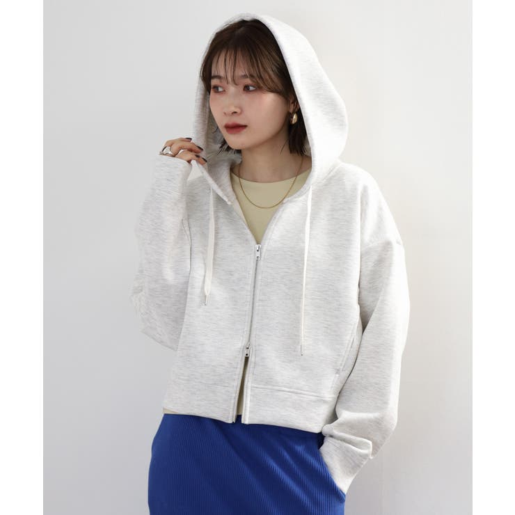 スウェットドルマンWジップフードパーカー セットアップ対応 | atONE | 詳細画像3 