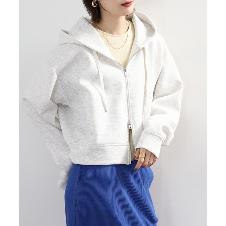 スウェットドルマンWジップフードパーカー セットアップ対応 | atONE | 詳細画像5 