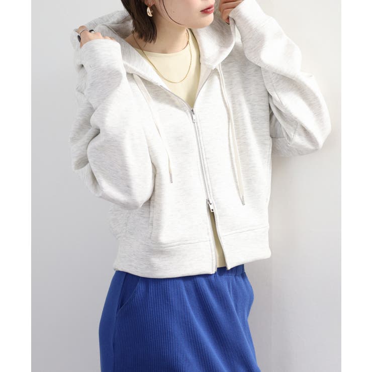 スウェットドルマンWジップフードパーカー セットアップ対応 | atONE | 詳細画像6 