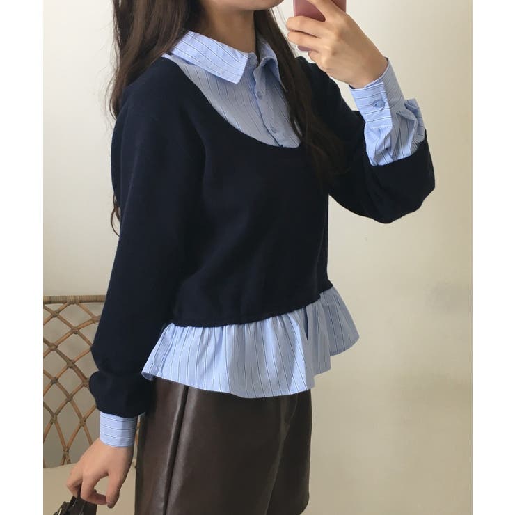 レイヤード風プルオーバートップス | atONE | 詳細画像10 