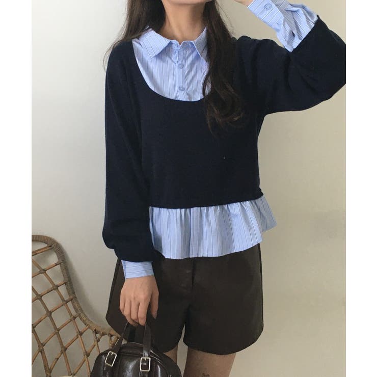 レイヤード風プルオーバートップス | atONE | 詳細画像11 