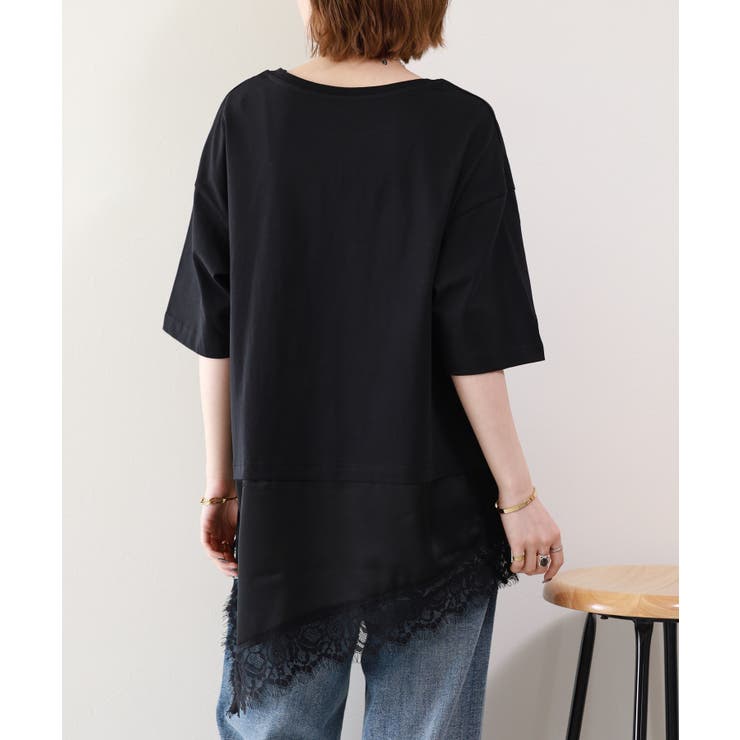 レースドッキングTシャツ | atONE | 詳細画像18 