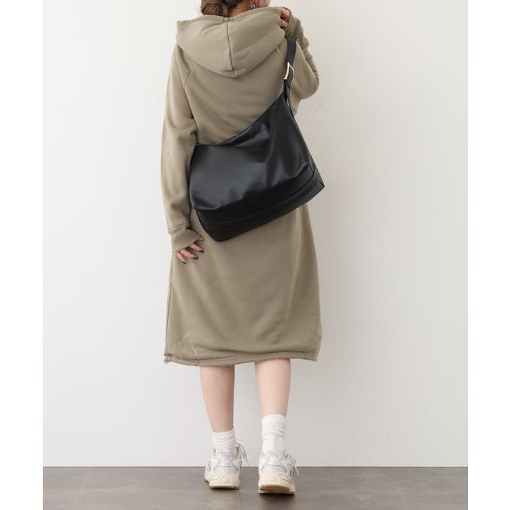 裏ボアパーカーワンピース | atONE | 詳細画像8 