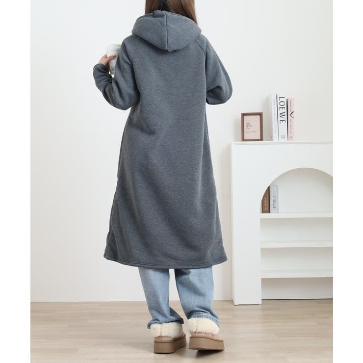 裏ボアパーカーワンピース | atONE | 詳細画像20 