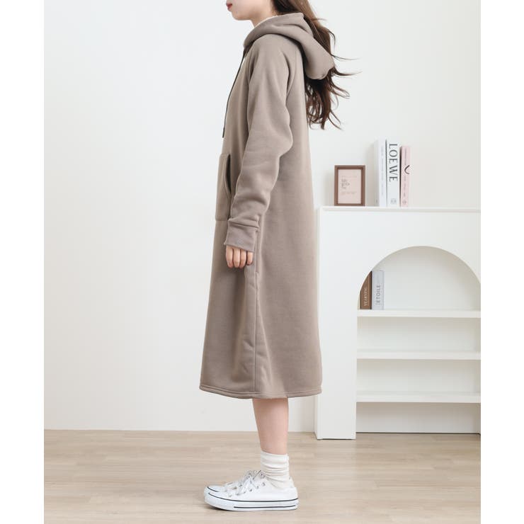 裏ボアパーカーワンピース | atONE | 詳細画像22 