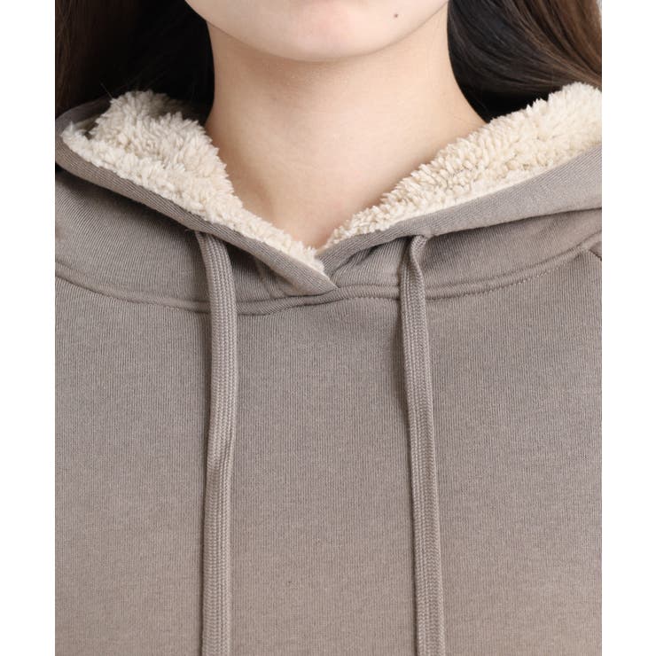 裏ボアパーカーワンピース | atONE | 詳細画像24 